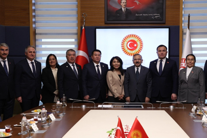 Türkiye ile Kırgızistan dostluk grupları TBMM'de görüştü