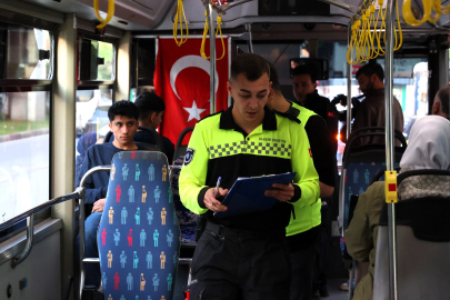Antalya’da toplu taşıma araçlarına sıkı denetim